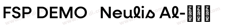 FSP DEMO   Neulis Al字体转换